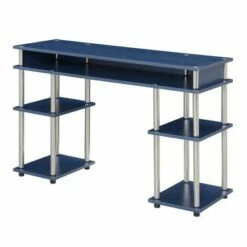 Designs2Go No Tools Student Desk with Shelves - Breighton Home Gray/black -Outlet Desks Store unnamed file 658