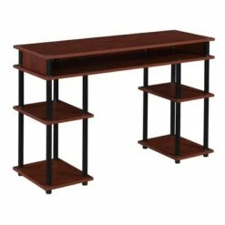 Designs2Go No Tools Student Desk with Shelves - Breighton Home Gray/black -Outlet Desks Store unnamed file 660