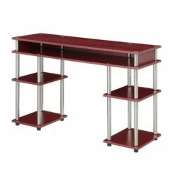 Designs2Go No Tools Student Desk with Shelves - Breighton Home Gray/black -Outlet Desks Store unnamed file 661