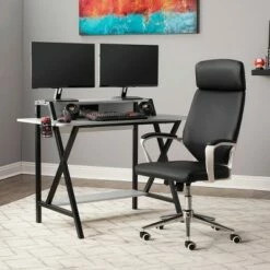 Challenger Gaming Table Black/Silver - SD Gaming 22 Challenger Gaming Table Black/Silver - SD Gaming -Outlet Desks Store unnamed file 6649