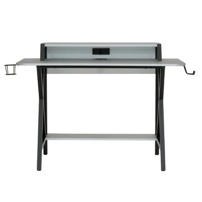 Challenger Gaming Table Black/Silver - SD Gaming 5 Challenger Gaming Table Black/Silver - SD Gaming - Image 3