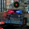HomCom 47" Racing-Style Gaming Computer Desk with RGB LED Lights, Cup Holder and Cable Management 1 HomCom 47" Racing-Style Gaming Computer Desk with RGB LED Lights, Cup Holder and Cable Management -Outlet Desks Store unnamed file 6720