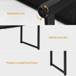 Costway 63'' Gaming Desk w/ Monitor Shelf Tablet Board&Storage for Controller Speaker -Outlet Desks Store unnamed file 6764