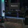 BlackArc Black Gaming Desk Featuring Detachable Cupholder/Headphone Hook, Two Cable Management Holes & Removable Mousepad Top -Outlet Desks Store unnamed file 6851