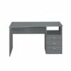 Classic Computer Desk with Multiple Drawers Gray - Techni Mobili -Outlet Desks Store unnamed file 688