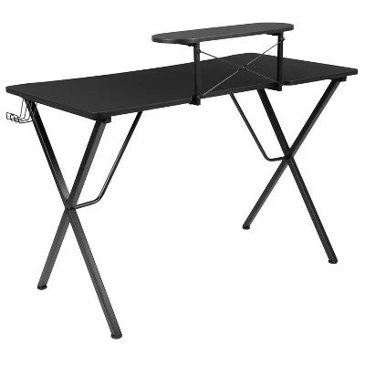 BlackArc Gaming Desk with Laminate Top and Steel Frame - Detachable Cupholder, Headphone Hook & Smartphone/Monitor Stand 7 BlackArc Gaming Desk with Laminate Top and Steel Frame - Detachable Cupholder, Headphone Hook & Smartphone/Monitor Stand - Image 5