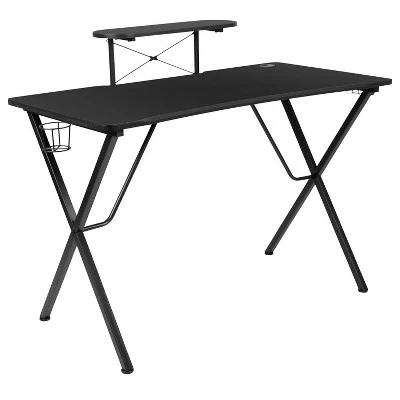 BlackArc Gaming Desk with Laminate Top and Steel Frame - Detachable Cupholder, Headphone Hook & Smartphone/Monitor Stand 11 BlackArc Gaming Desk with Laminate Top and Steel Frame - Detachable Cupholder, Headphone Hook & Smartphone/Monitor Stand - Image 9