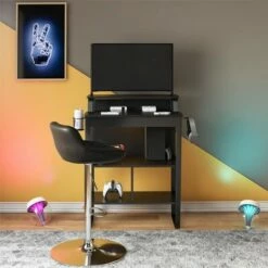 Genesis Standing Gaming Desk/ Arcade Stand - Ntense