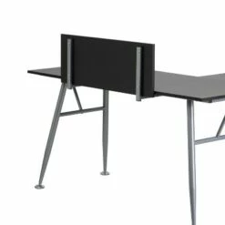 BlackArc Black Gaming Desk with L-Shaped 89.5" Diagonal Width - Black Laminate Top and Powder Coated Silver Metal Frame 13 BlackArc Black Gaming Desk with L-Shaped 89.5" Diagonal Width - Black Laminate Top and Powder Coated Silver Metal Frame -Outlet Desks Store unnamed file 6974