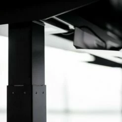 Standard Height Adjustable Standing Desk Hybrid Dual Motor Frame and Matte Top - Autonomous Black/white