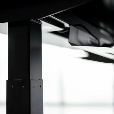 Standard Height Adjustable Standing Desk Hybrid Dual Motor Frame and Matte Top - Autonomous Black/white 3 Standard Height Adjustable Standing Desk Hybrid Dual Motor Frame and Matte Top - Autonomous Black/white