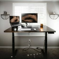 Premium Height Adjustable Standing Desk Dual Motor - Autonomous Black/white -Outlet Desks Store unnamed file 6993