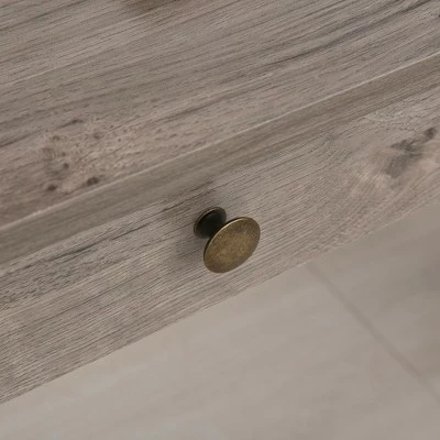 HOMCOM Computer Table Writing Desk with Hutch 3 Drawers Open Cabinets Top Shelf Wide Tabletop Cable Management Grey 8 HOMCOM Computer Table Writing Desk with Hutch 3 Drawers Open Cabinets Top Shelf Wide Tabletop Cable Management Grey - Image 6