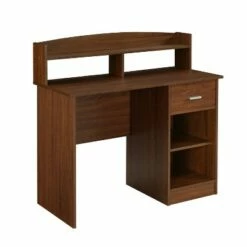 Modern Office Desk with Hutch - Techni Mobili Gray -Outlet Desks Store unnamed file 7088