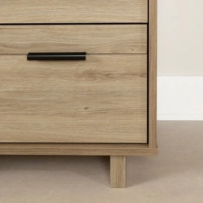 Fynn Computer Desk - South Shore Rustic Oak 8 Fynn Computer Desk - South Shore Rustic Oak - Image 6