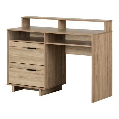 Fynn Computer Desk - South Shore Rustic Oak 14 Fynn Computer Desk - South Shore Rustic Oak - Image 12