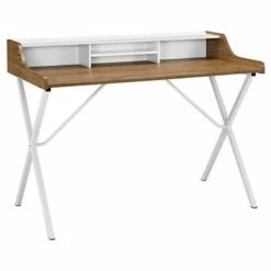 Wood Writing Desk with Hutch - Modway Oak -Outlet Desks Store unnamed file 7138