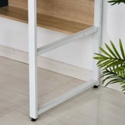 HomCom Home Office Computer Desk with Storage Shelf Hutch -Outlet Desks Store unnamed file 7183