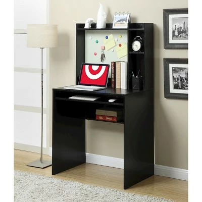Student Desk with Magnetic Bulletin Board Black - Breighton Home 4 Student Desk with Magnetic Bulletin Board Black - Breighton Home - Image 2
