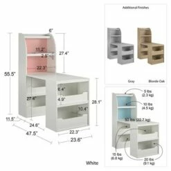 RealRooms Jocelyn Storage Desk -Outlet Desks Store unnamed file 7198