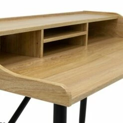 Woodford Writing Desk with Low Hutch - Calico Designs Graphite/ash -Outlet Desks Store unnamed file 7215