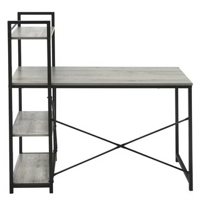 Niche Soho Desk with Bookcase Weathered Gray - Niche 5 Niche Soho Desk with Bookcase Weathered Gray - Niche - Image 3