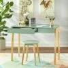 Alena Desk and Stool Set - Buylateral Mint/natural -Outlet Desks Store unnamed file 7266