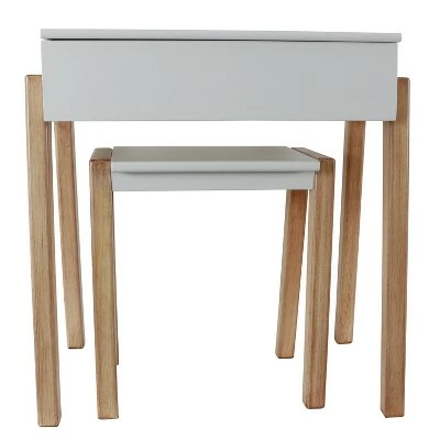 Decor Therapy Set of 2 Daisy Stool and Desk White - Décor Therapy 9 Decor Therapy Set of 2 Daisy Stool and Desk White - Décor Therapy - Image 7