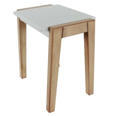 Decor Therapy Set of 2 Daisy Stool and Desk White - Décor Therapy 12 Decor Therapy Set of 2 Daisy Stool and Desk White - Décor Therapy - Image 10