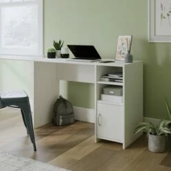 Beginnings Computer Desk with Storage - Sauder Summer Oak