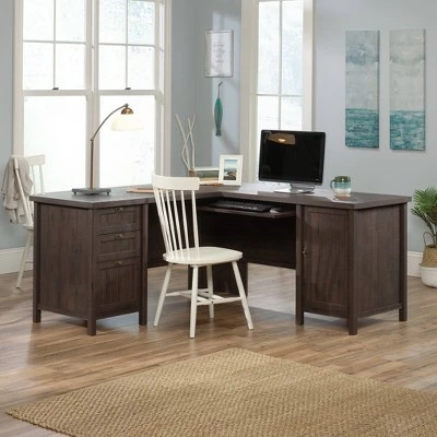 Costs L Desk - Sauder Coffee Oak 7 Costs L Desk - Sauder Coffee Oak - Image 5