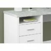 Monarch Specialties 80" Modern Home Office Computer Desk with Drawers, White -Outlet Desks Store unnamed file 7458