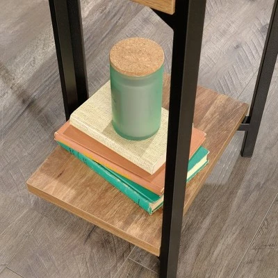 North Avenue L-Shaped Desk with Storage - Sauder Light Brown 6 North Avenue L-Shaped Desk with Storage - Sauder Light Brown - Image 4