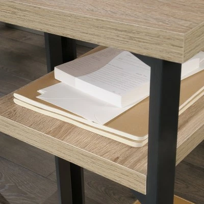 North Avenue L-Shaped Desk with Storage - Sauder Light Brown 9 North Avenue L-Shaped Desk with Storage - Sauder Light Brown - Image 7