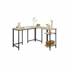 North Avenue L-Shaped Desk with Storage - Sauder Light Brown 28 North Avenue L-Shaped Desk with Storage - Sauder Light Brown -Outlet Desks Store unnamed file 7483