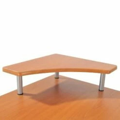 HomCom L-Shaped Corner Computer Office Desk Workstation with Elevated Shelf, Rolling Keyboard Tray, and CPU Stand -Outlet Desks Store unnamed file 7549