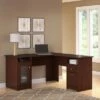 Cabot 60W L Shaped Computer Desk - Bush Furniture Reclaimed Pine -Outlet Desks Store unnamed file 7687