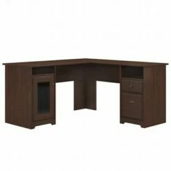 Cabot 60W L Shaped Computer Desk - Bush Furniture Reclaimed Pine -Outlet Desks Store unnamed file 7704