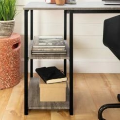 Evane L Shaped Desk Oak Camel - South Shore -Outlet Desks Store unnamed file 7715