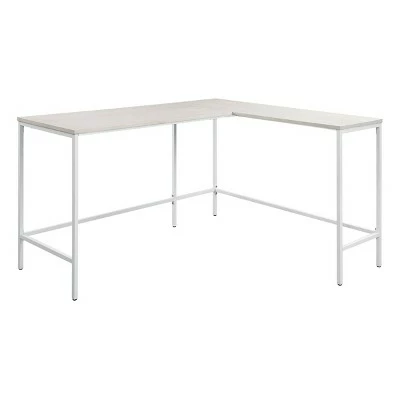 L Shaped Contempo Desk - OSP Home Furnishings Gray/white 11 L Shaped Contempo Desk - OSP Home Furnishings Gray/white - Image 9