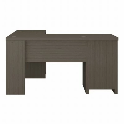 Bristol Modern L Shaped Computer Desk with Storage Cabinets and Shelves Restored Gray - Bush Furniture 7 Bristol Modern L Shaped Computer Desk with Storage Cabinets and Shelves Restored Gray - Bush Furniture - Image 5