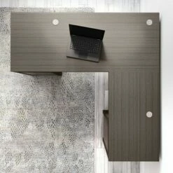 Bristol Modern L Shaped Computer Desk with Storage Cabinets and Shelves Restored Gray - Bush Furniture 16 Bristol Modern L Shaped Computer Desk with Storage Cabinets and Shelves Restored Gray - Bush Furniture -Outlet Desks Store unnamed file 7775