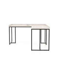 Branar L Shape Computer Desk with USB Port - HOMES: Inside + Out Blue -Outlet Desks Store unnamed file 7836