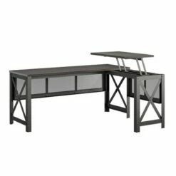 Room & Joy Haskell L Desk with Lift Top Walnut - Room & Joy -Outlet Desks Store unnamed file 7868