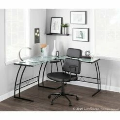 Gamma Workstation Black - LumiSource -Outlet Desks Store unnamed file 7918