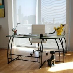 Gamma Workstation Black - LumiSource -Outlet Desks Store unnamed file 7922