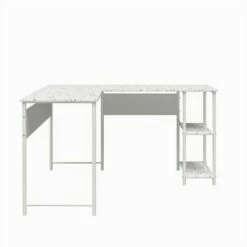 Woodbury L Desk - Room & Joy White Marble -Outlet Desks Store unnamed file 7931