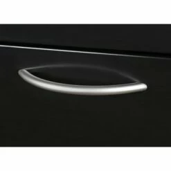 60" Rochester Single Pedestal L Desk with 42" Return Cherry/Black - Regency