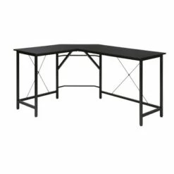 58" Modern L Shaped Desk - OFM Black -Outlet Desks Store unnamed file 7946