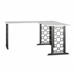Ella L Desk - Cosmoliving By Cosmopolitan White/black 15 Ella L Desk - Cosmoliving By Cosmopolitan White/black -Outlet Desks Store unnamed file 7960